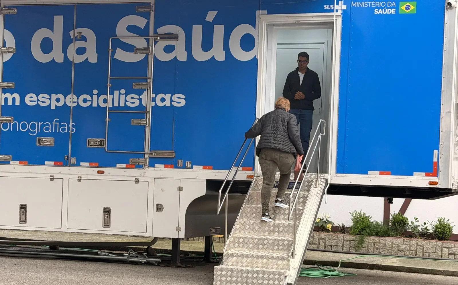 Começam os atendimentos na carreta do Ministério da Saúde em Jaraguá do Sul