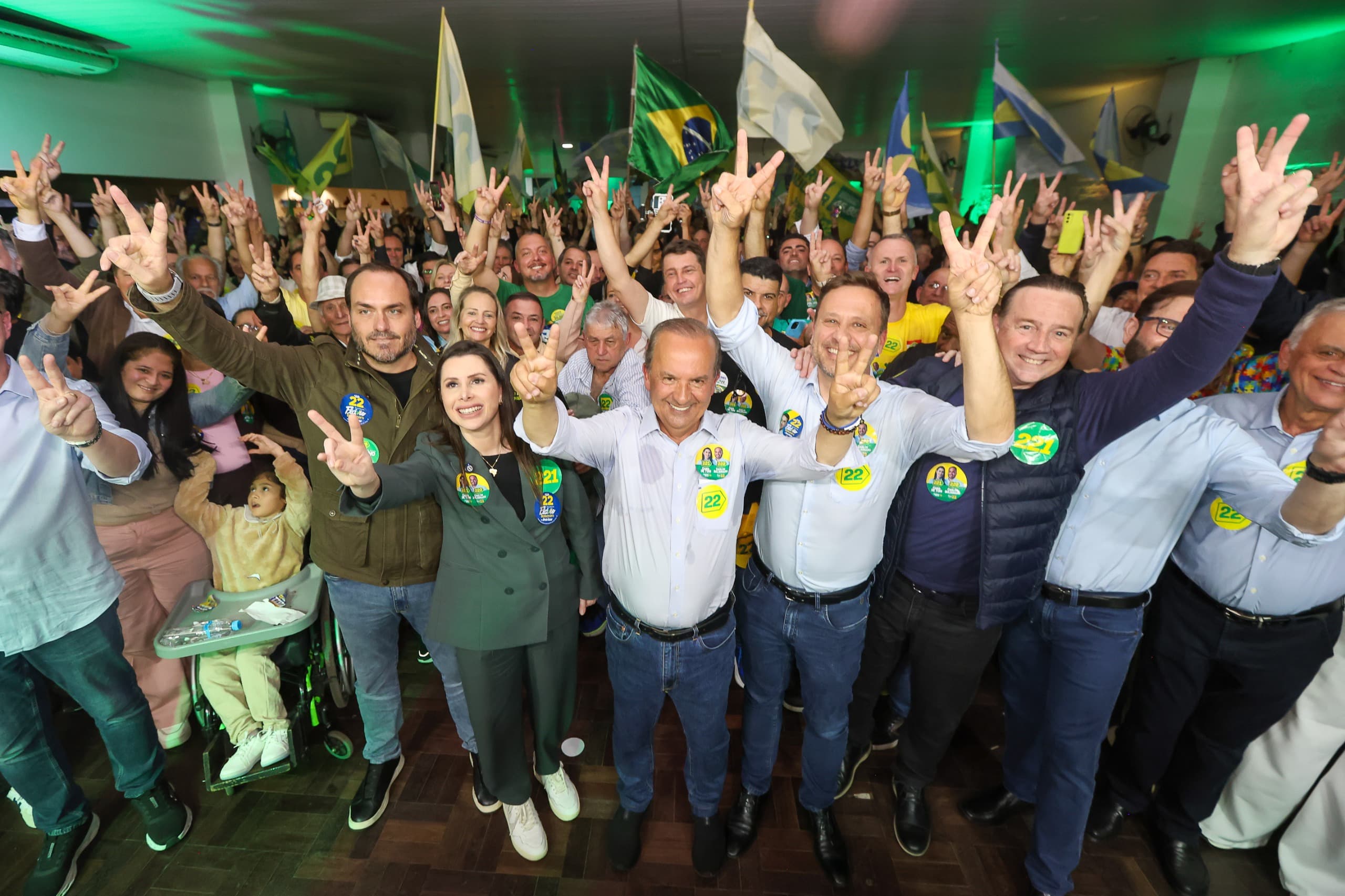 Encontro em Jaraguá do Sul marca reta final da campanha de Jorginho Mello