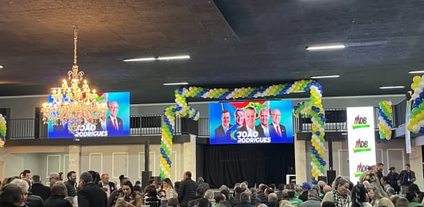 Mau tempo impede participação de Ronaldo Caiado em evento do PSD em Criciúma - 4oito
