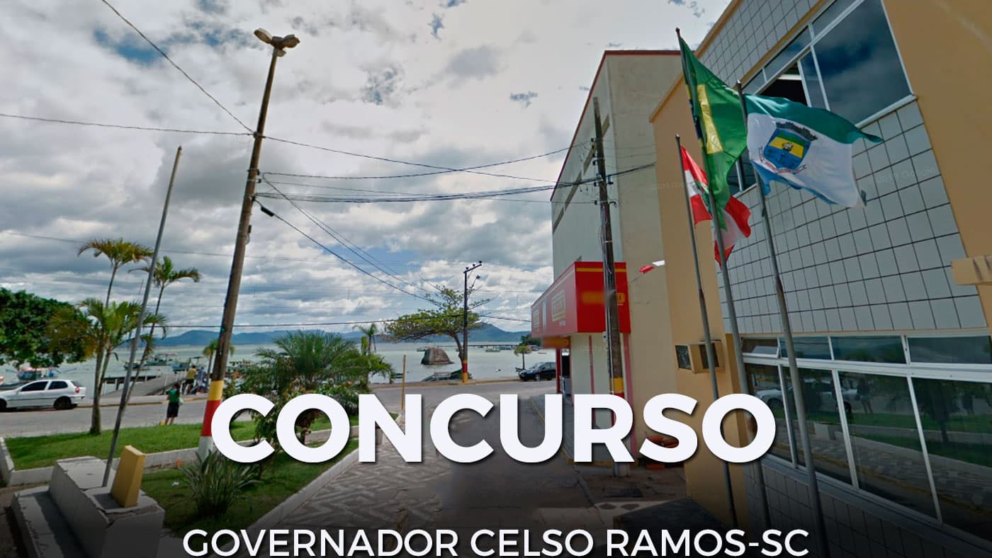 Concurso de Governador Celso Ramos-SC 2026: Prefeitura lança 3 editais com 77 vagas