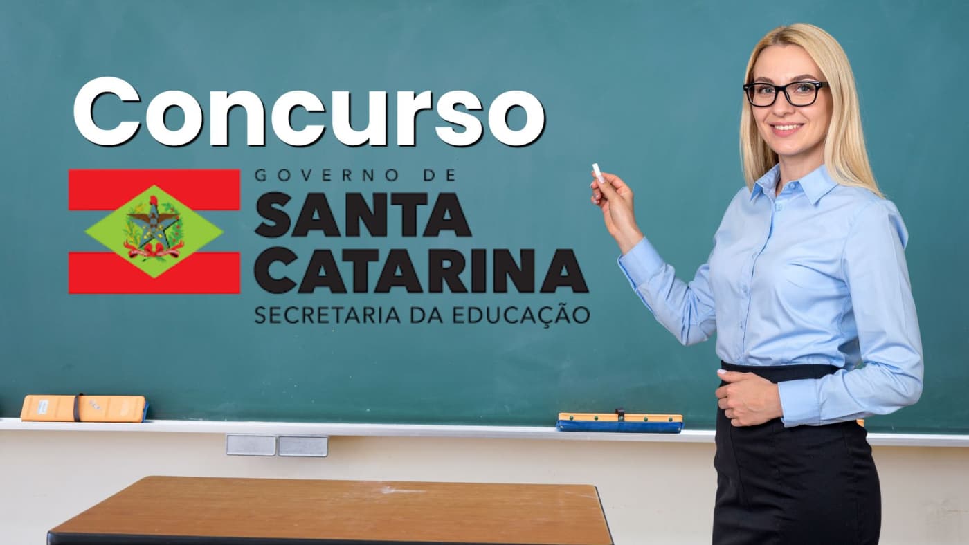 Concurso Educação (SED-SC) 2026 saiu! veja edital e inscrição