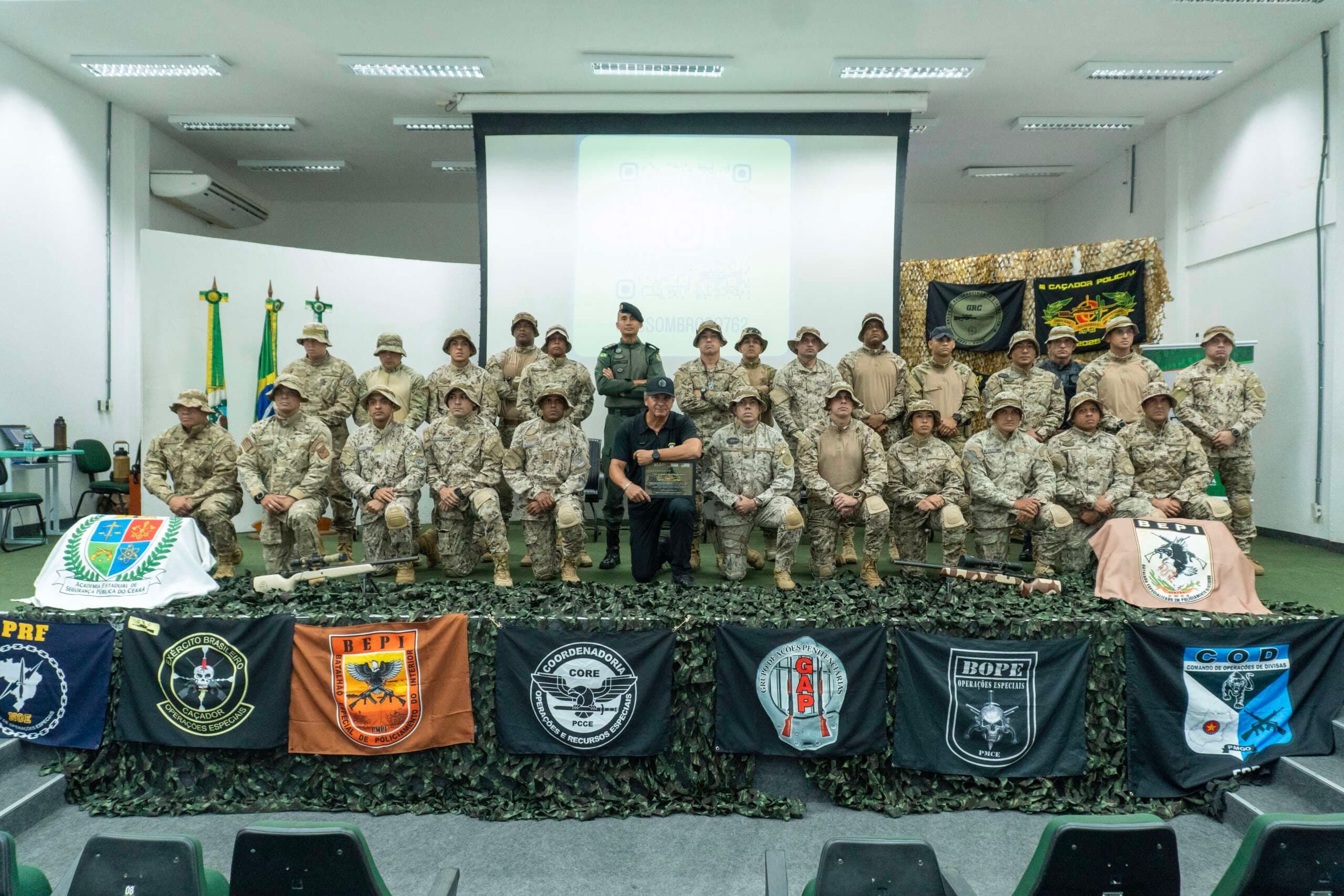 Aesp/CE inicia III edição do Curso de Caçador Policial - Academia Estadual de Segurança Pública do Ceará