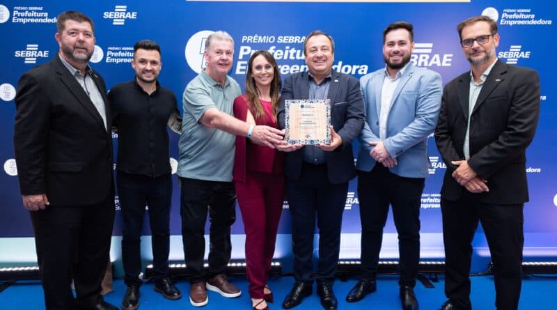 Biguaçu conquista pódio no XIII Prêmio Sebrae Prefeitura Empreendedora