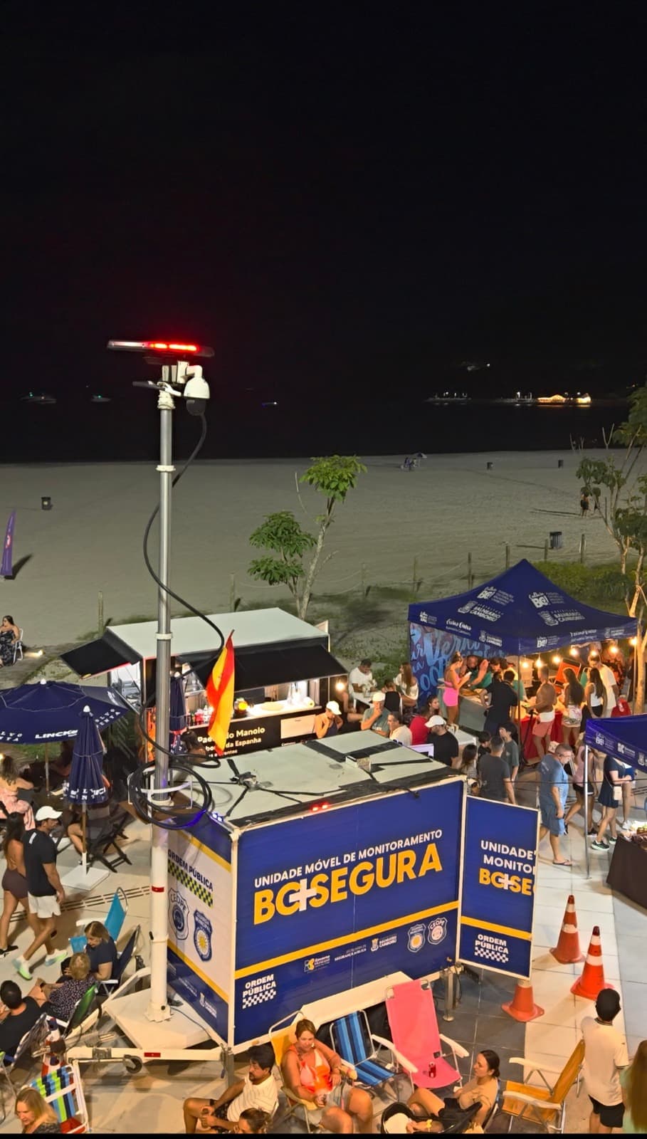Unidade móvel de monitoramento permanece até 27 de fevereiro em Balneário Camboriú