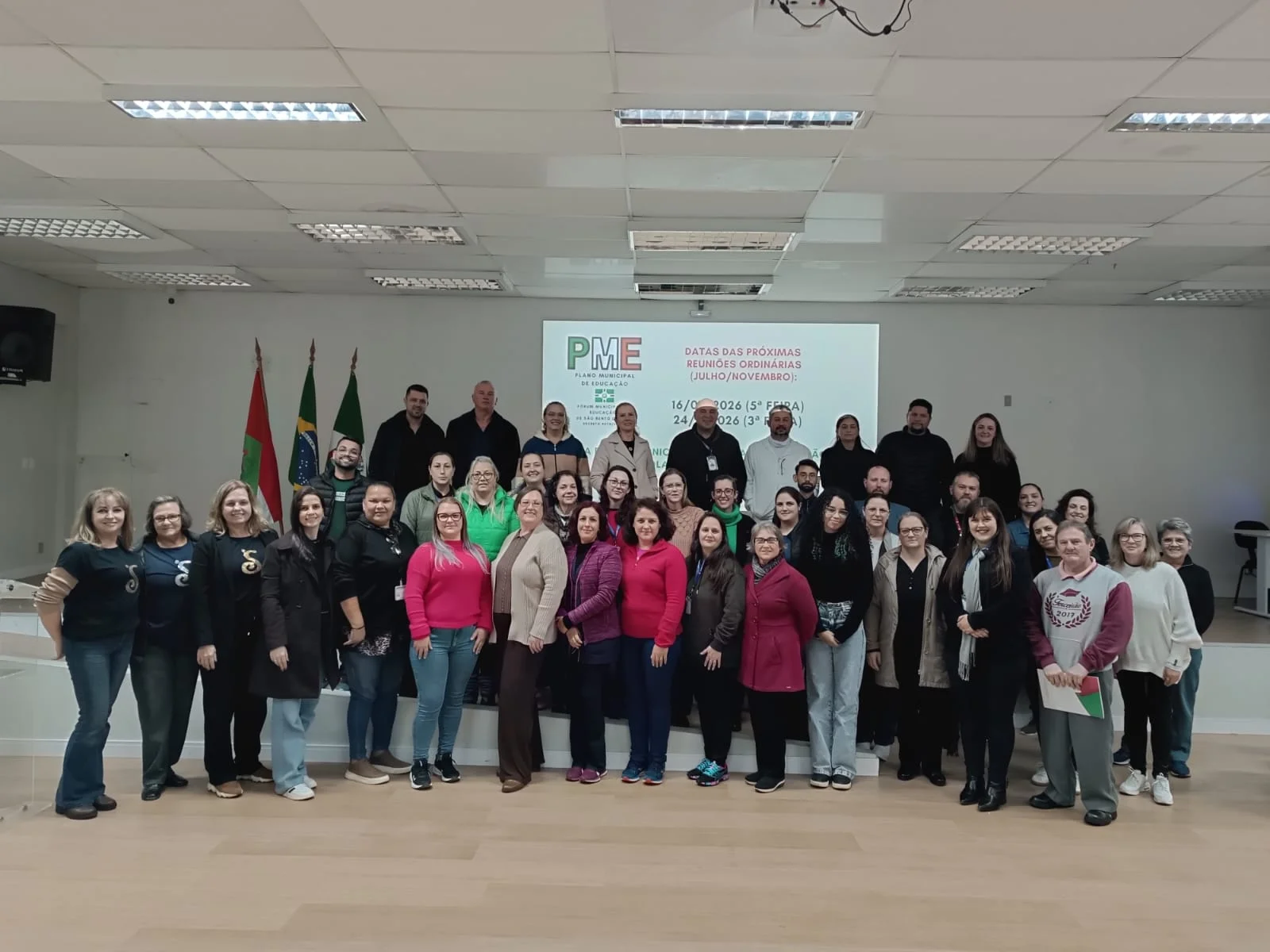 Fórum Municipal de Educação inicia nova gestão e define coordenação em São Bento do Sul