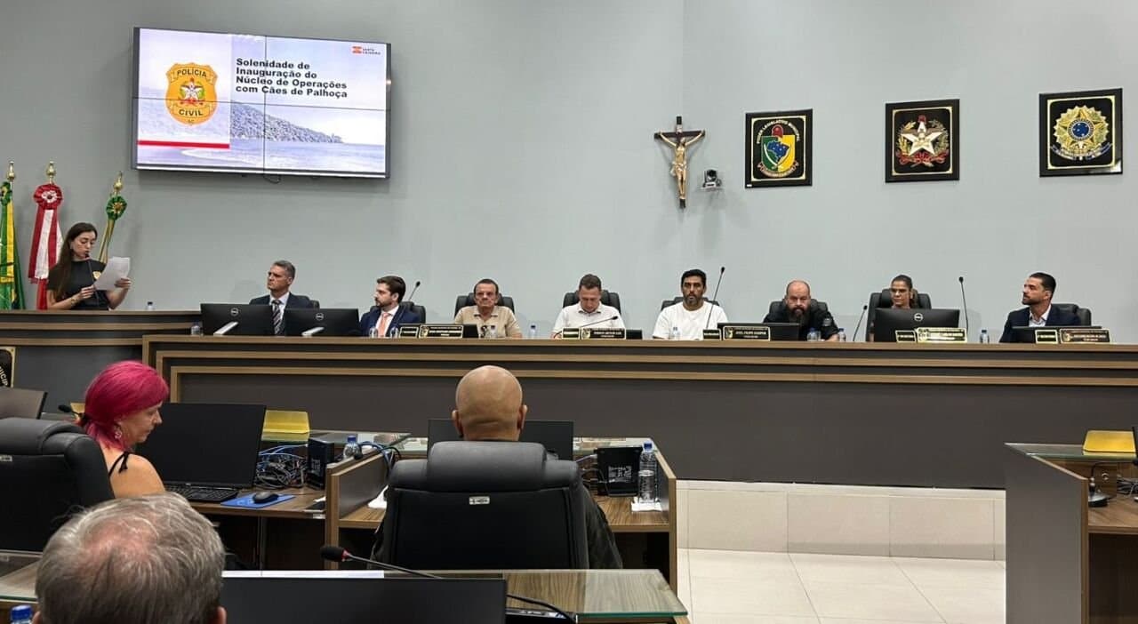 Polícia Civil inaugura Núcleo de Operações com Cães em Palhoça