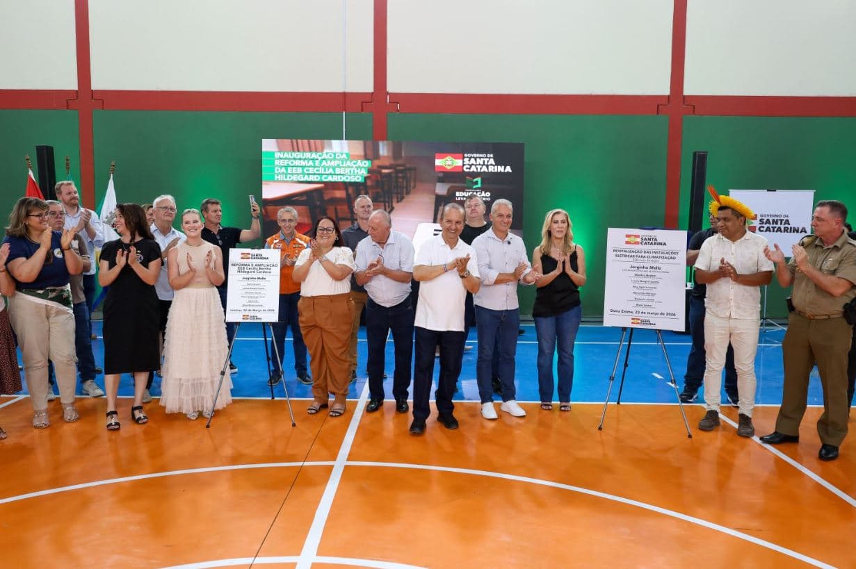 Governo de SC entrega reforma e ampliação de escola estadual em Lontras - Rádio Educadora 90.3 FM