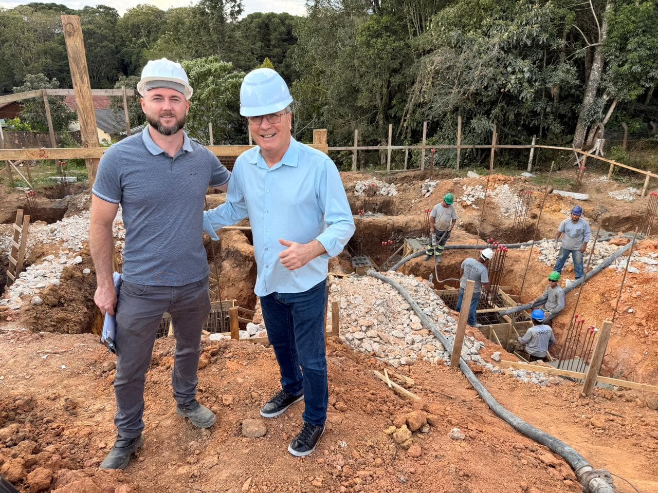 Obras da nova UBS 25 de Julho avançam após ajustes técnicos em São Bento do Sul - primeira página sc