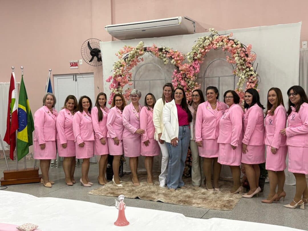 Vereadora Marilia Nutricionista prestigia criação da Rede Feminina de Combate ao Câncer de Rio do Campo/Santa Terezinha - primeira página sc